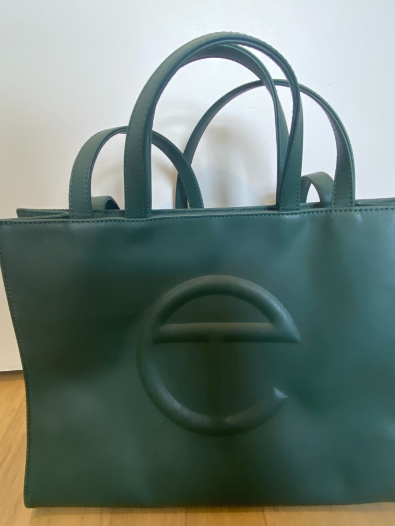 Authentic Telfar Medium Shopping Bag  Forest Green